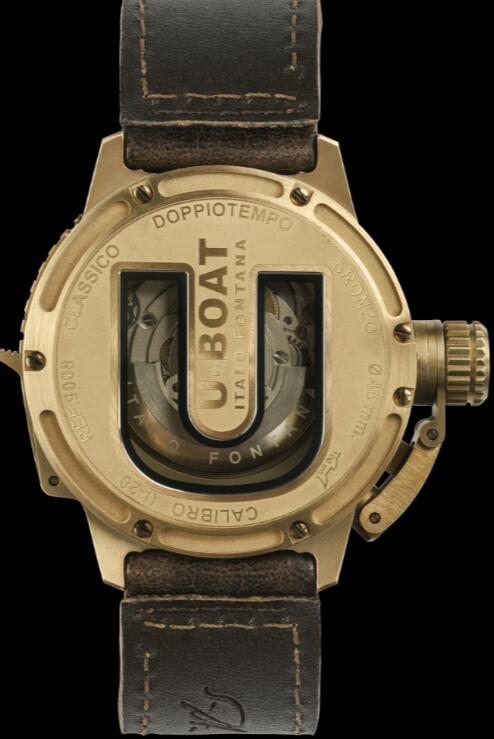 U-BOAT Classico DOPPIOTEMPO 46 BRONZE BR 9008 Replica Watch